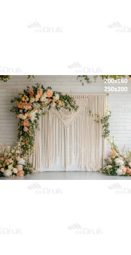 Tło fotograficzne Boho 3297